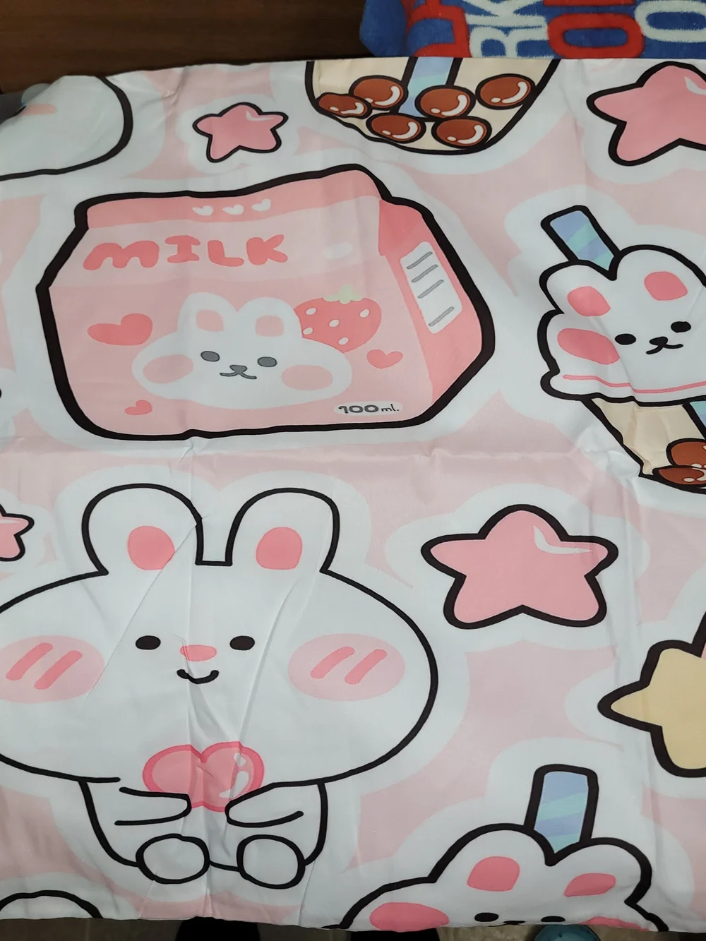Kawaii Rabbit King Size Bedding Set 3 Pieces (1)Duvet & (2) Pillowcases. Soft